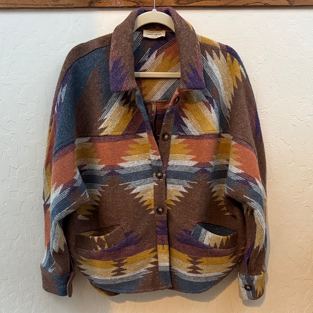 Saints and Hearts southwestern jacket size M